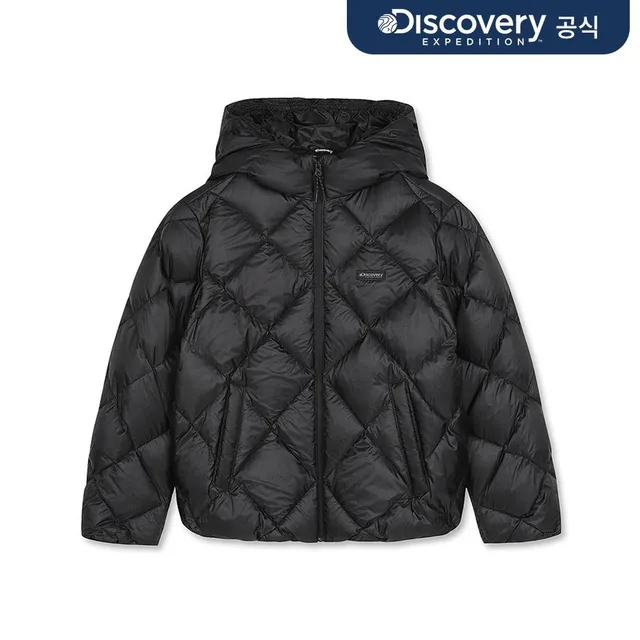 디스커버리 키즈 여아 큐브라이트 다운 경량패딩 (BLACK)