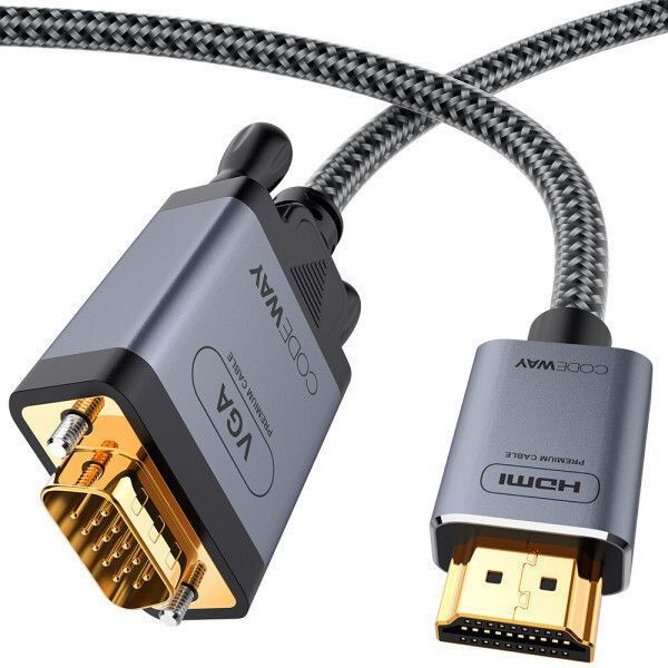 코드웨이 HDMI to VGA (RGB) 케이블 1.2m (1.2m/1.8m/3m/5m)