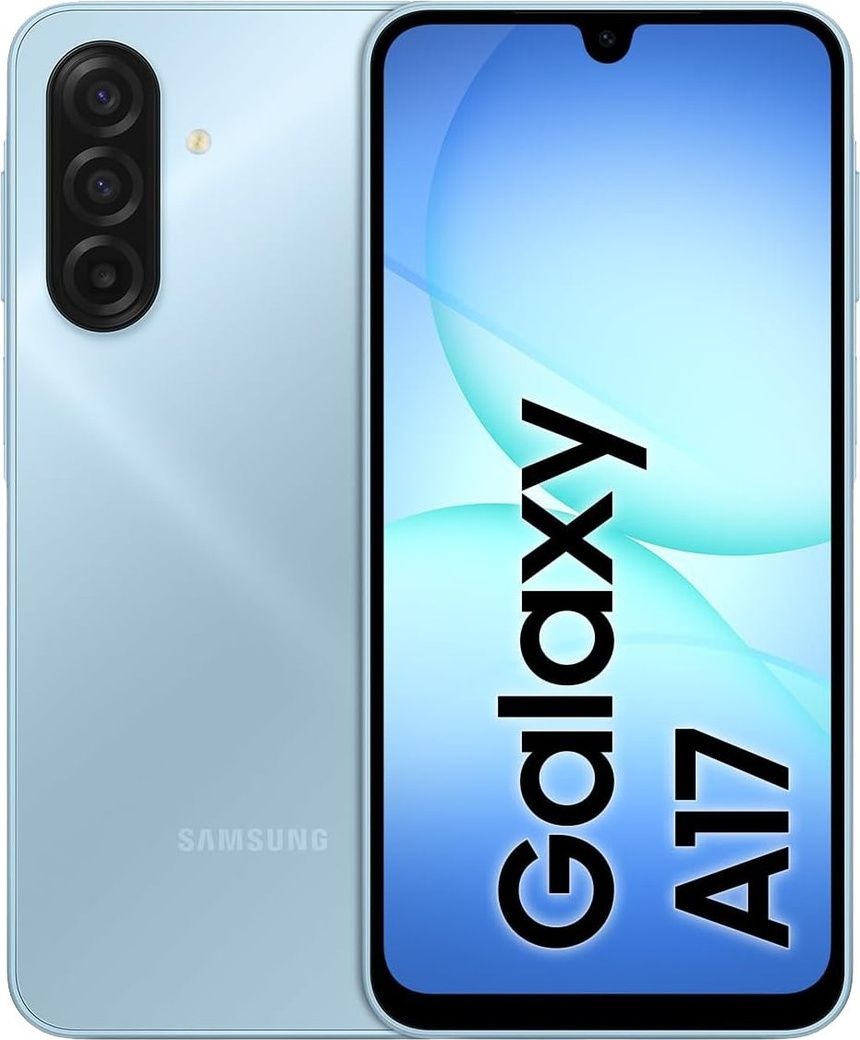 [해외] 삼성전자 삼성 갤럭시A17 128GB 6램 듀얼심 라이트블루 LTE 관세포함 자급제폰