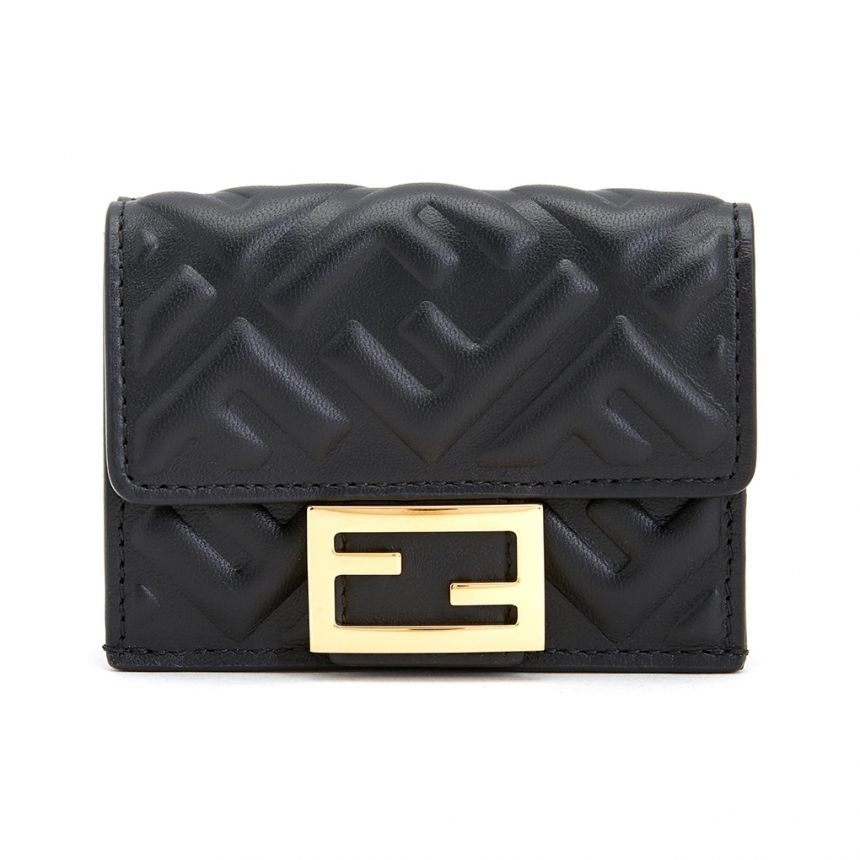 FENDI 바게트 마이크로 여성 반지갑 8M0395 AAJD F0KUR