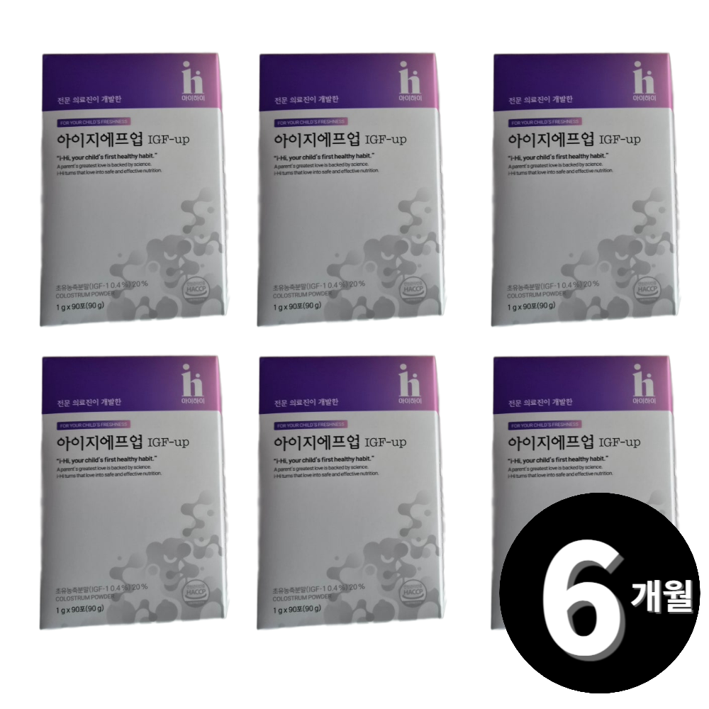 아이하이 아이지에프업 30포, 6개