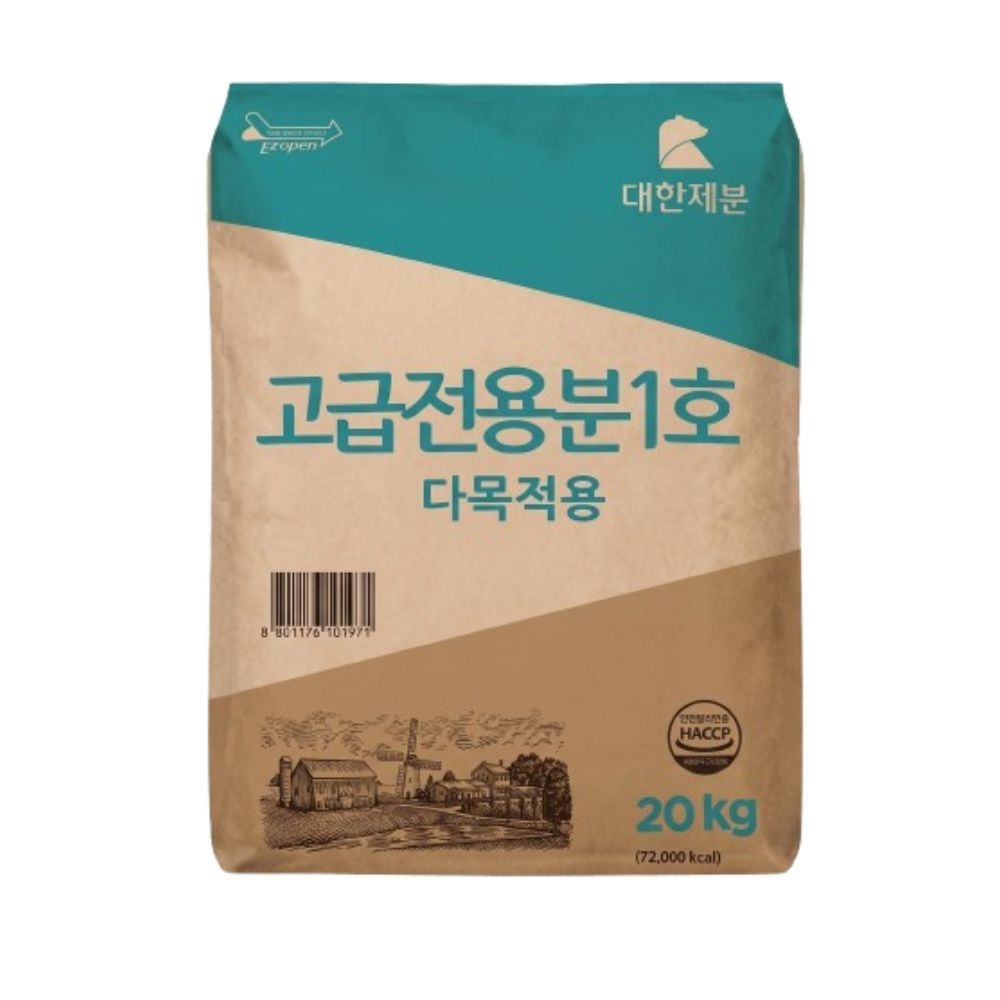 곰표국수 곰표 고급전용분 1호 다목적용 밀가루 20kg