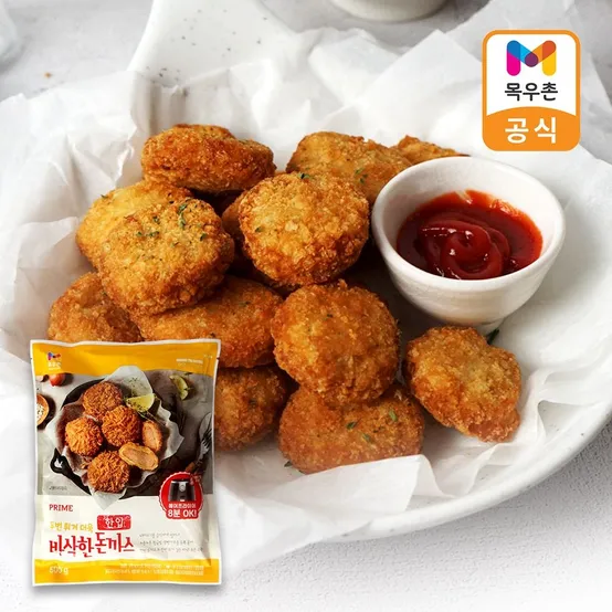 [APP전용] 목우촌 프라임 한입 돈까스 500g x 4봉