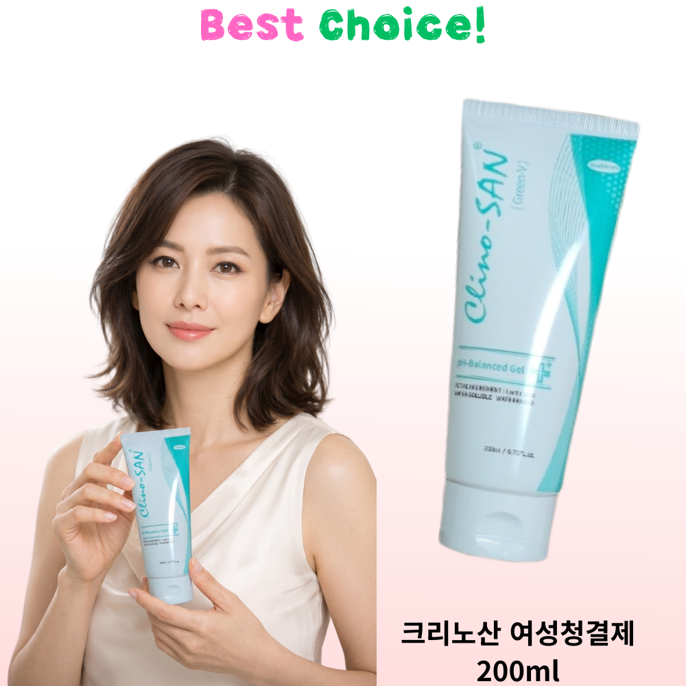 크리노산 약산성 여성청결제 저자극 순한 청결 관리 Clino San pH Balanced Gel