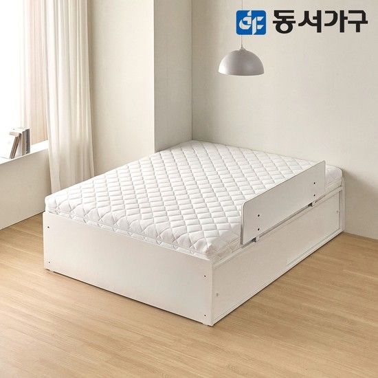 뉴라보 K 수납 침대 B타입안전가드편백황토숯 독립매트 DF646067