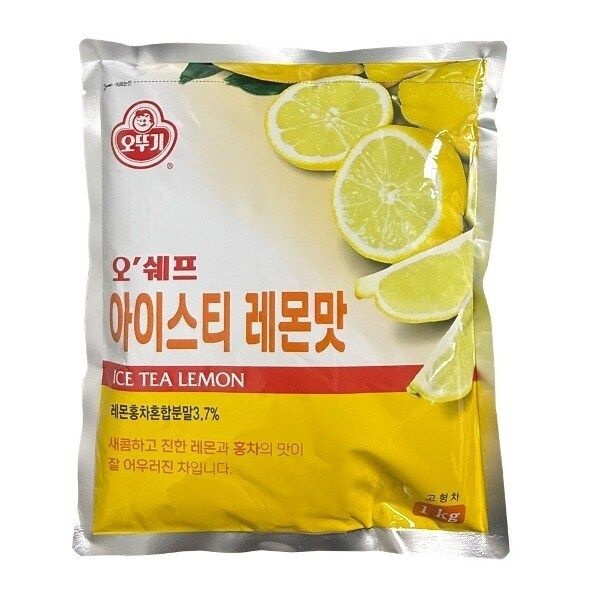 오뚜기 오쉐프 아이스티 레몬맛 1kg 1개22842628643456