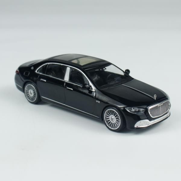 MINIGT 1:64 메르세데스 마이바흐 S680 블랙 MGT 합금