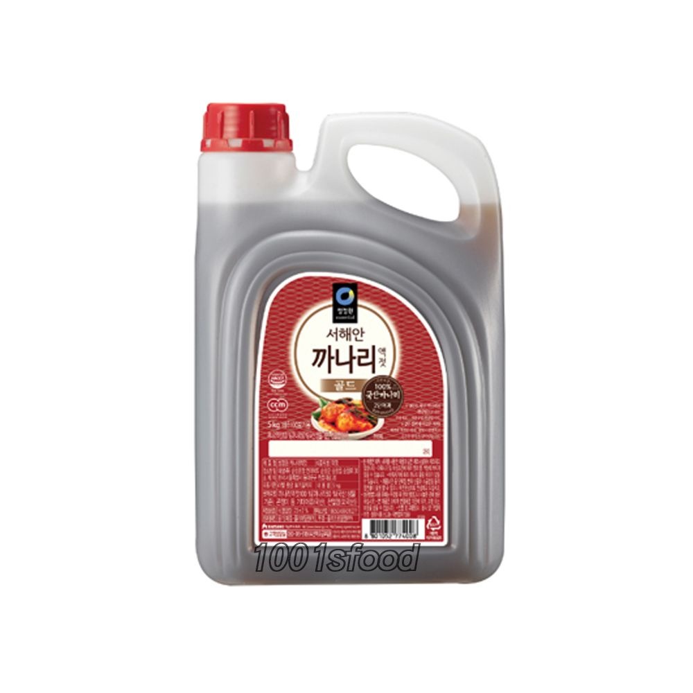 청정원 까나리 액젓 골드5kg