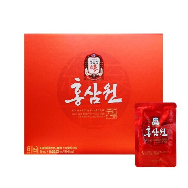 [오늘출발] 정관장 홍삼원 50ml 60포 쇼핑백 홍삼액 홍삼선물 명절선물