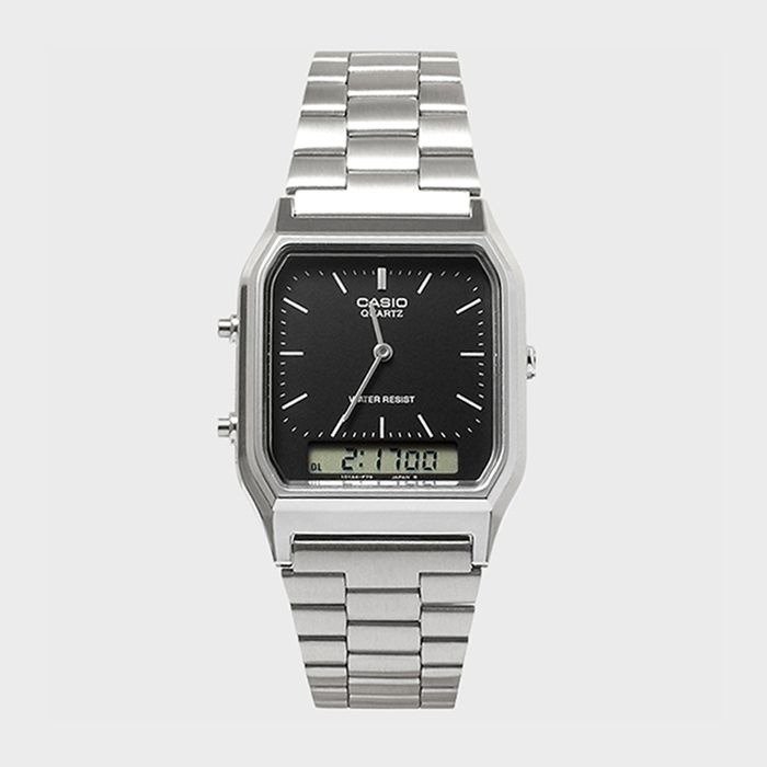 CASIO 카시오 CASIO 카시오 AQ-230A-1D 빈티지 레트로 듀얼 전자시계