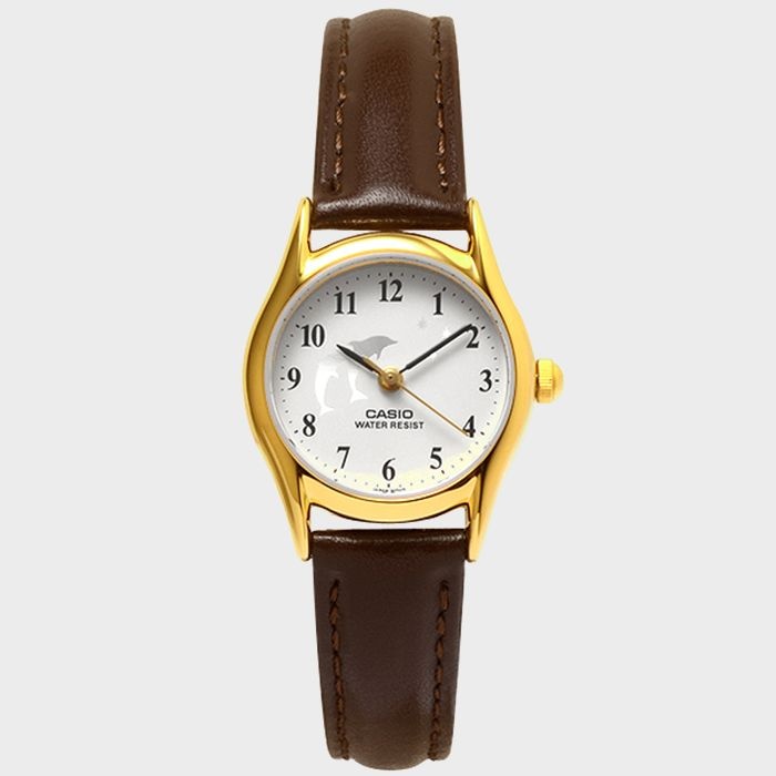 카시오 CASIO 카시오 LTP-1094Q-7B9 여성 가죽밴드 심플 손목시계
