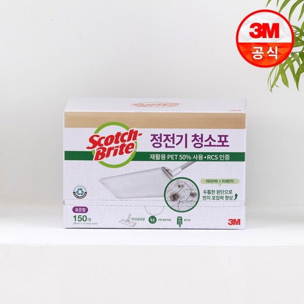 3M [3M] 표준형 재활용 PET 대용량 정전기 청소포 150매