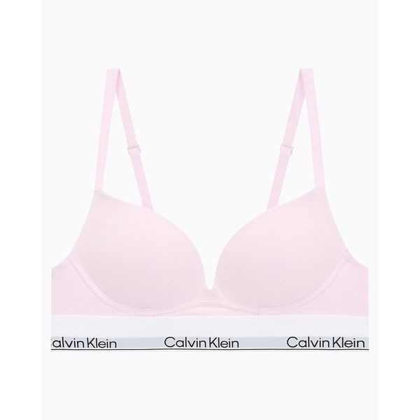 Calvin Klein Underwear 캘빈클라인 CALVIN KLEIN Underwear 26SS CK 여성 아이콘 코튼 모달 푸쉬업 브래지어 QF8502AD- 8Z6 PKB325 XQI445