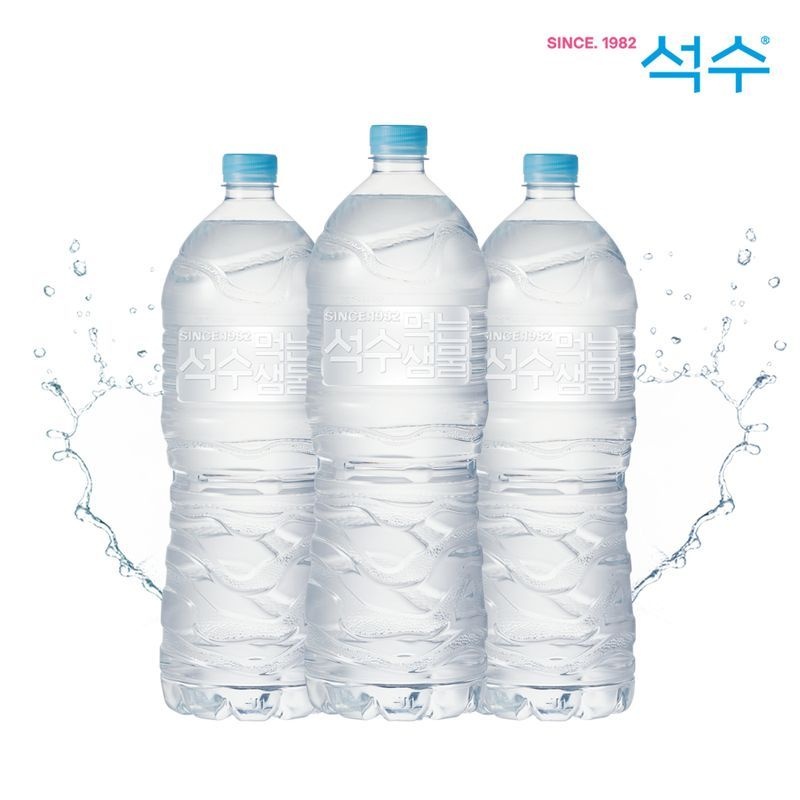 하이트진로 석수 2L 12병 (유/무라벨 랜덤배송) 생수