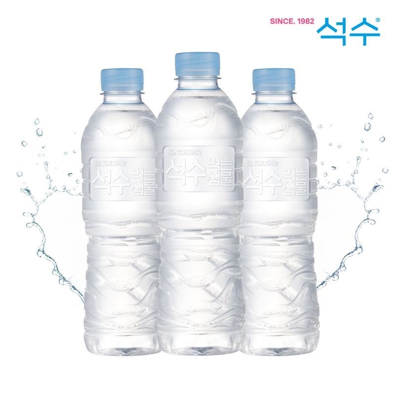 하이트진로 석수 500ml 40병 (유/무라벨 랜덤배송) 생수