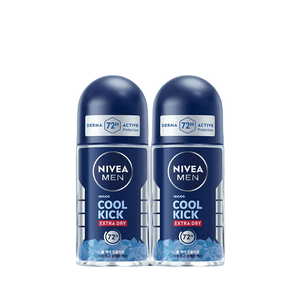 니베아 맨 데오드란트 롤온 쿨 킥 50ml X 2개