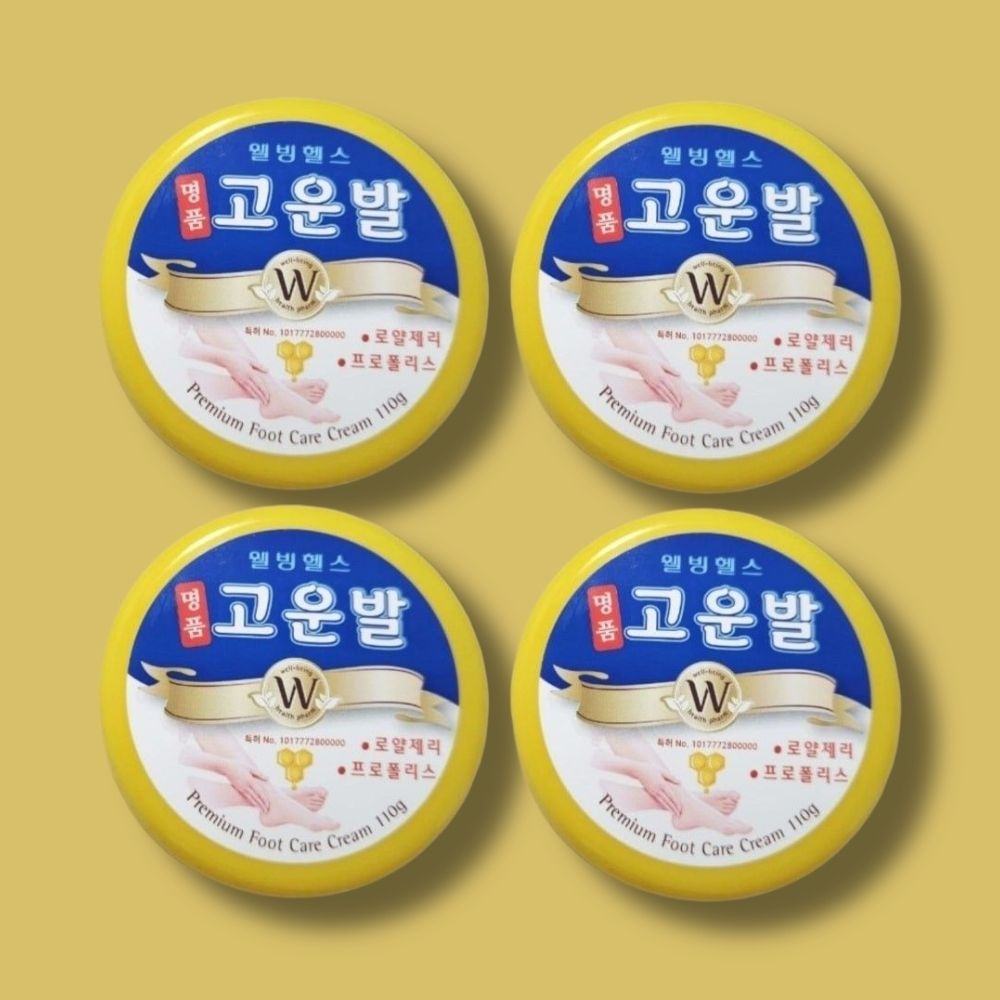 웰빙헬스 고운발 명품 크림 110g 4개