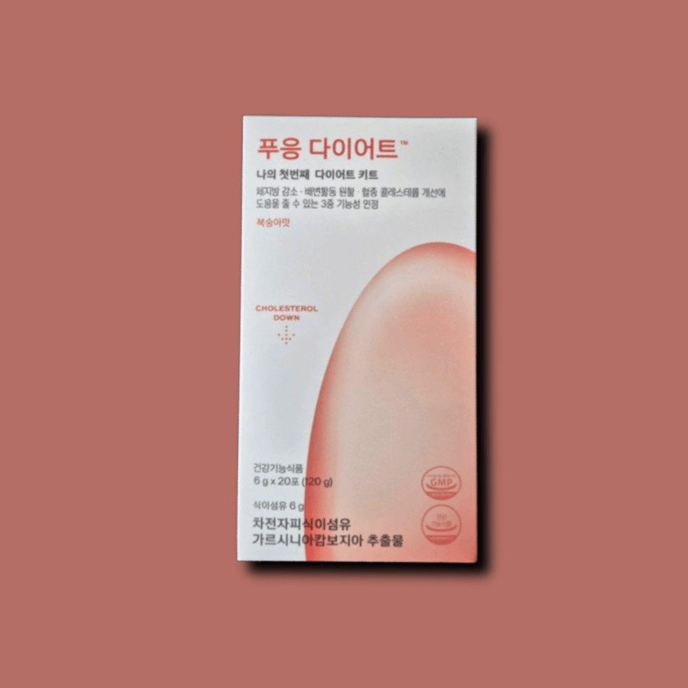 닥터블릿 푸응 다이어트 복숭아맛 6g 20포 1박스