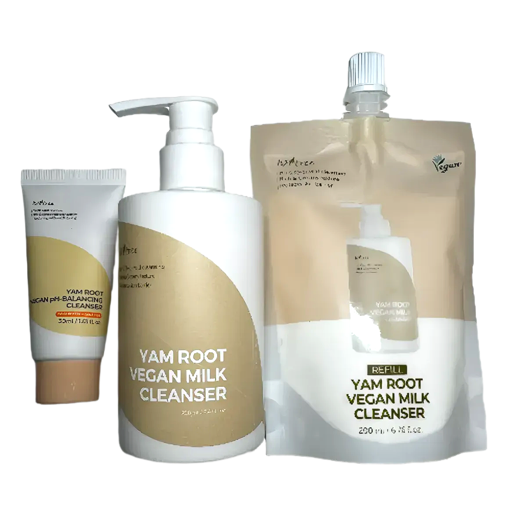 이즈앤트리 참마 비건 밀크 클렌저 220ml+리필 200ml+클렌징폼 30ml (1세트)