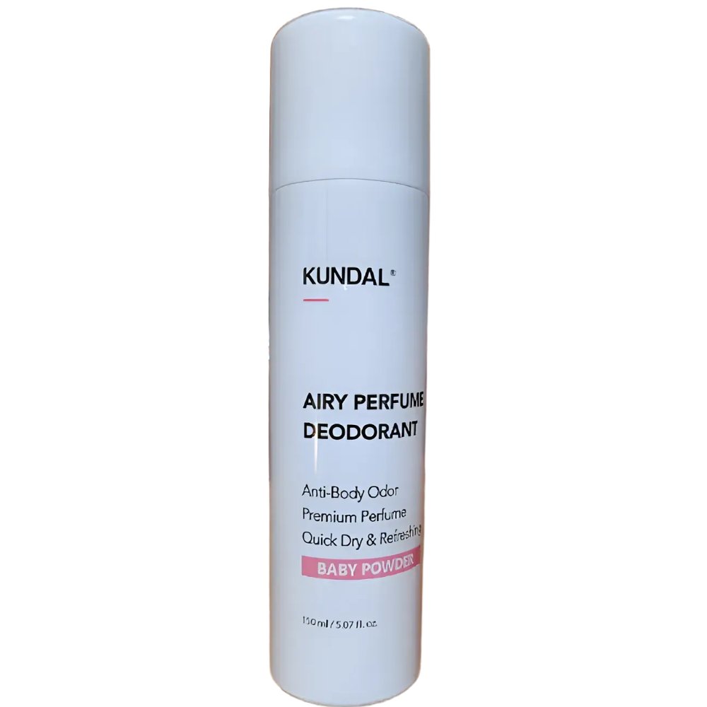 쿤달 에어리 퍼퓸 데오드란트 스프레이 베이비파우더향 150ml