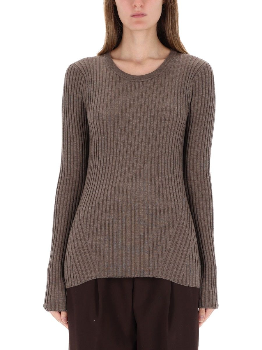 헬무트랭 25FW 헬멧 LANG RIBBED 탑 WITH 오픈 BACK P06HW70421G