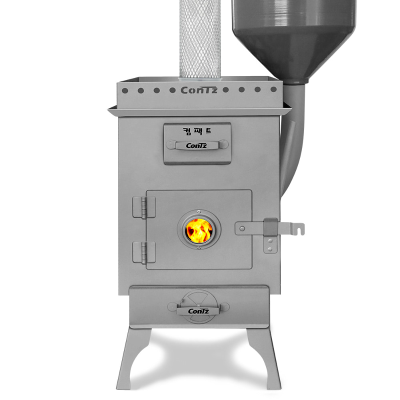 콘츠 컴팩트 맥반석 펠렛화목겸용난로 CZ-WPS1