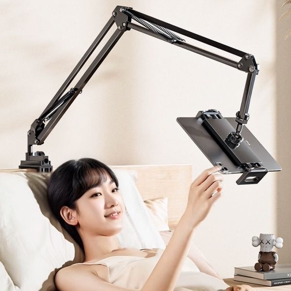 텐바이텐 자바라 핸드폰 태블릿 거치대 책상 침대 고정형