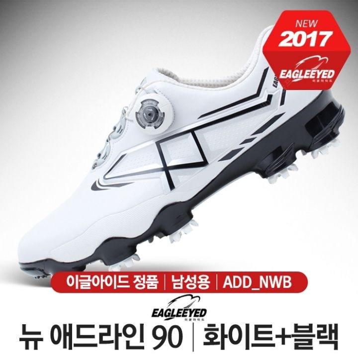 뉴 애드라인 90 남성골프화[ADD_NWB/화이트+블랙]
