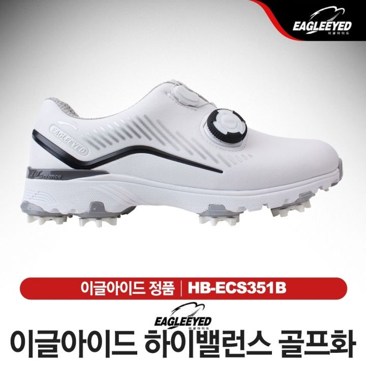 이글아이드 하이밸런스 여성골프화[HB-ECS351B/화이트