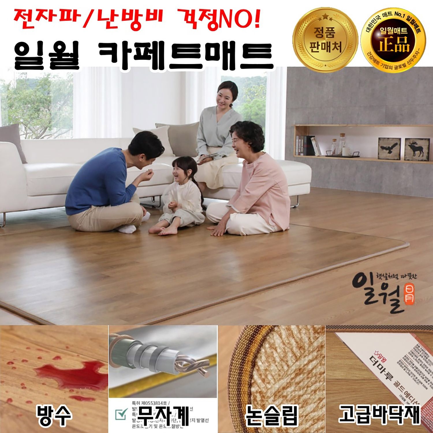 2026년 일월 더마루 골드에디션 카페트매트 중형 대형 특대형 전기장판