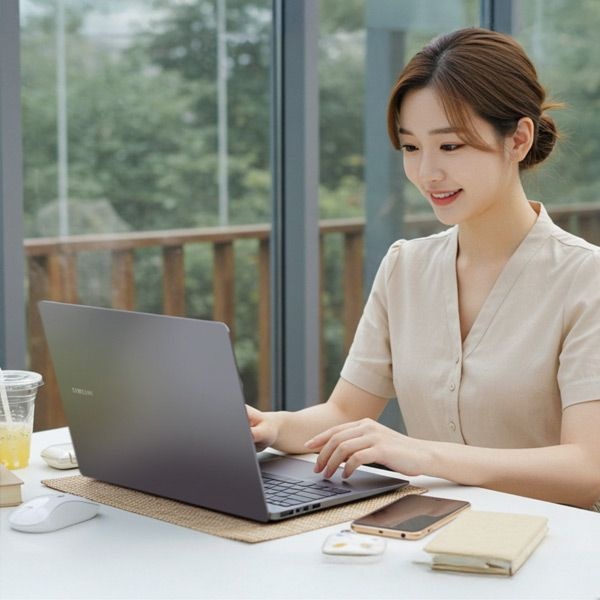 삼성전자 갤럭시북4 NT750XGR-A71A 윈도우11 FPP정품/램16GB/SSD 512GB/사무용 업무용 i7 노트북 리뷰사은품