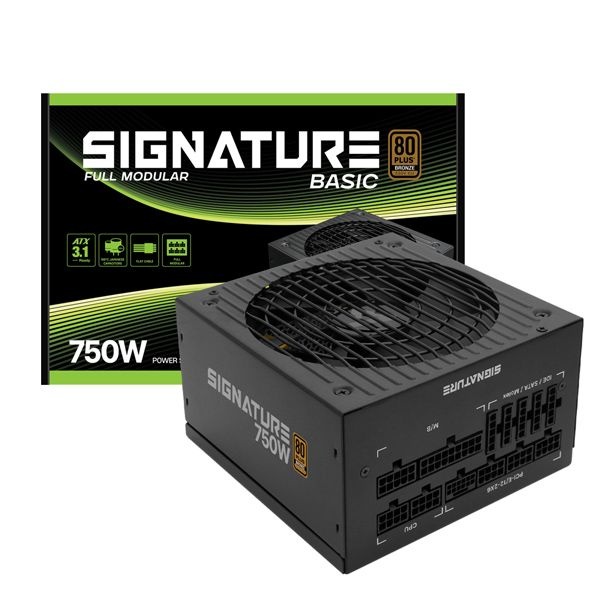 에이원아이엔티 에이원 AONE 시그니처 750W 80PLUS 브론즈 풀모듈러 베이직 블랙 ATX 3.1 PC파워