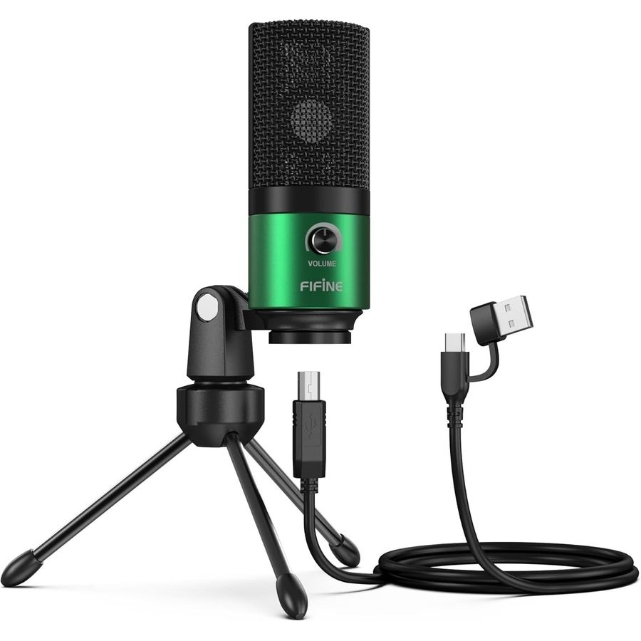 [해외] 파이파인 FIFINE K669B USB 스트리밍 방송 콘덴서 블랙 마이크