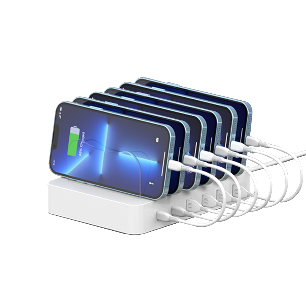 SooPii LED 6포트 PD PPS 고속 멀티충전기 CS60PD