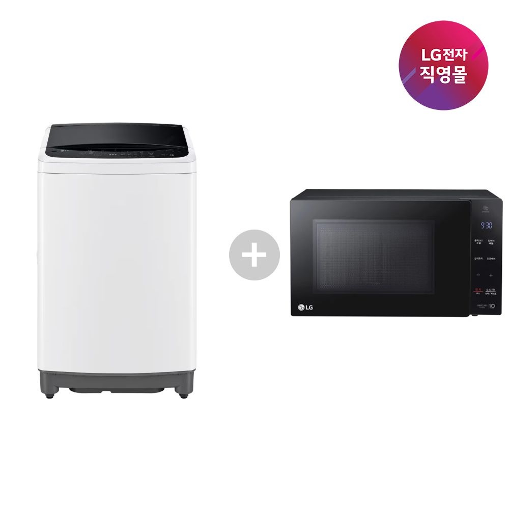 [롯데백화점] LG전자 [LG전자 직영] LG 통돌이+전자레인지 세트모델 TR10WV4+MW23BP