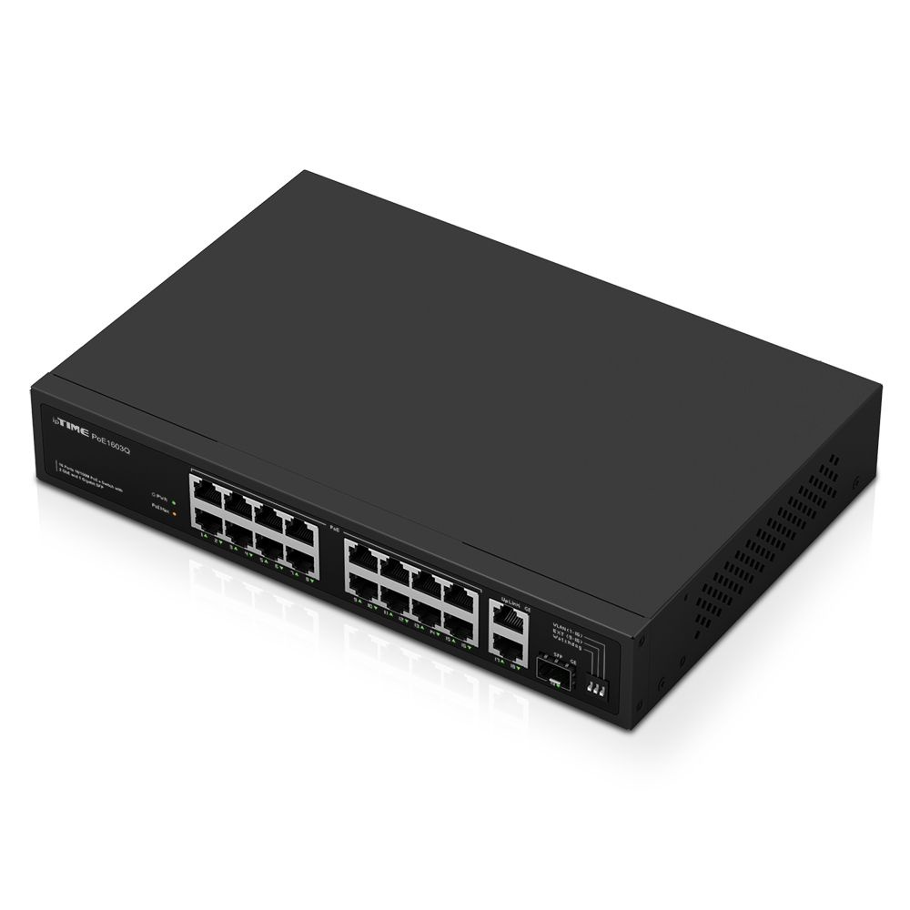 아이피타임 ipTIME PoE1603Q 스위칭허브 16포트