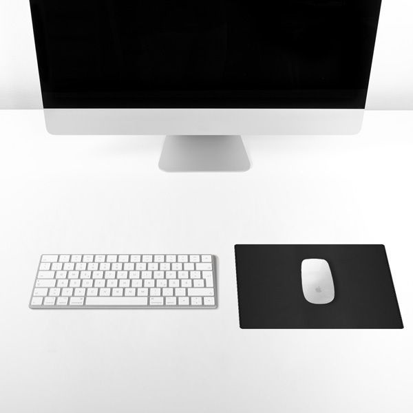 에이원아이엔티 현대 DESKPAD-272 블랙 가죽 노트북 마우스 패드