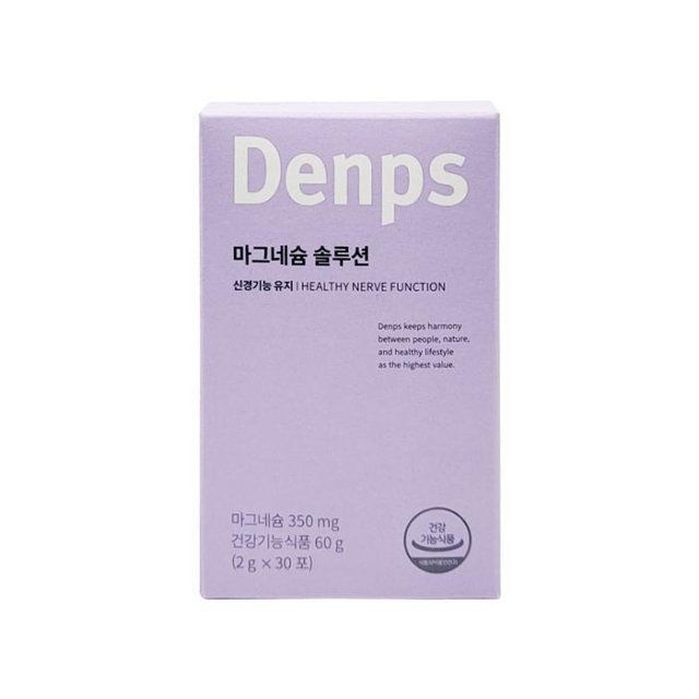 덴프스 마그네슘 솔루션 2g x 30포 피로회복 도움 1개 Ss