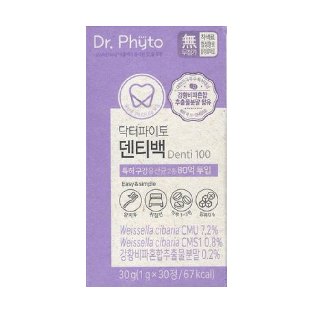 닥터파이토 덴티백  프로 구강유산균 30정 1개