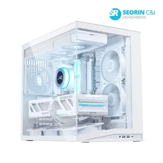 [서린공식] 리안리 O11D MINI V2 FLOW 화이트