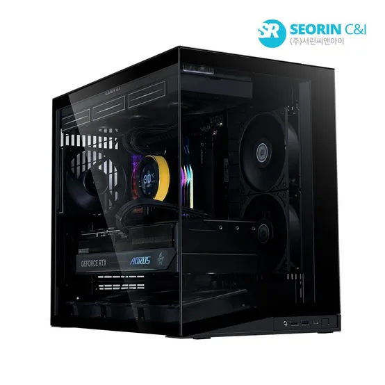 [서린공식] 리안리 O11D MINI V2 FLOW 블랙