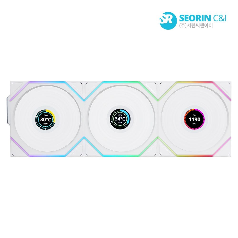 [롯데온] 리안리 UNI FAN TL Wireless LCD 120 (토스페이 롯카삼카)