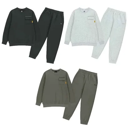 K254UPB910 맨투맨 상하 SET (기모) 3종택1