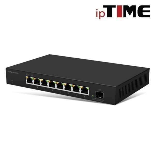 아이피타임 ipTIME HG25008T1 2.5G 8포트 10G SFP 1포트 기가비트 스위칭허브 ▶ HG25008 후속 ◀