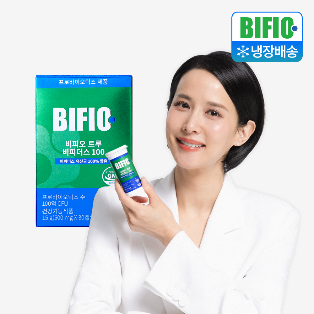 [조여정 유산균] 비피오 트루 비피더스 100억 프로바이오틱스 1개월분 (30...