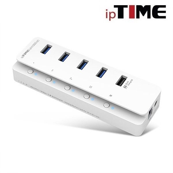 EFM네트웍스 아이피타임 ipTIME UH1005QC 5포트 USB 3.1 Gen2 허브