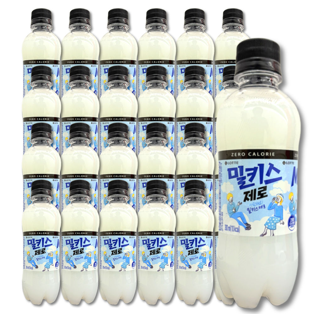 밀키스제로 300ml X 펫24개 탄산밀크소다 제로칼로리