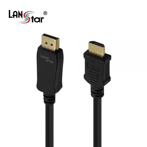 LANstar D[10772]신호변환기, 디스플레이 to HDMI, 4Kx2K 30Hz, 5M