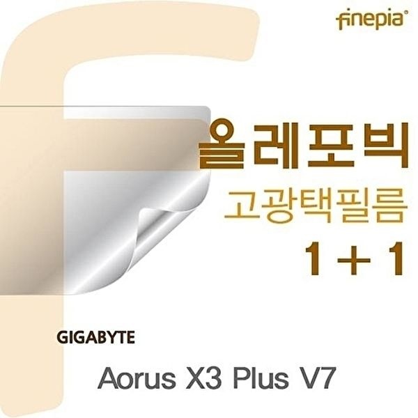 고품질 Aorus X3 Plus V7용 HD올레포빅필름 AorusX3PlusV7 투명한필름 스크레치방지 고광택필름 W07C929