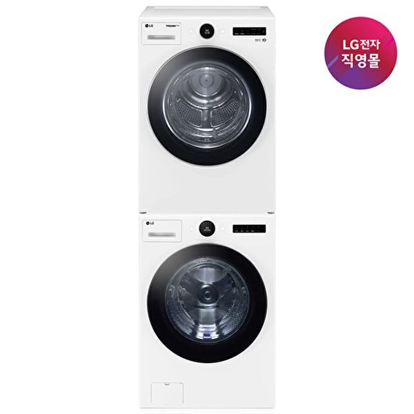 LG전자 [LG전자][LG전자 직영] 트롬세탁기 25kg FX25IF + 건조기 20kg RD20WNA (FX25IF-2WA)